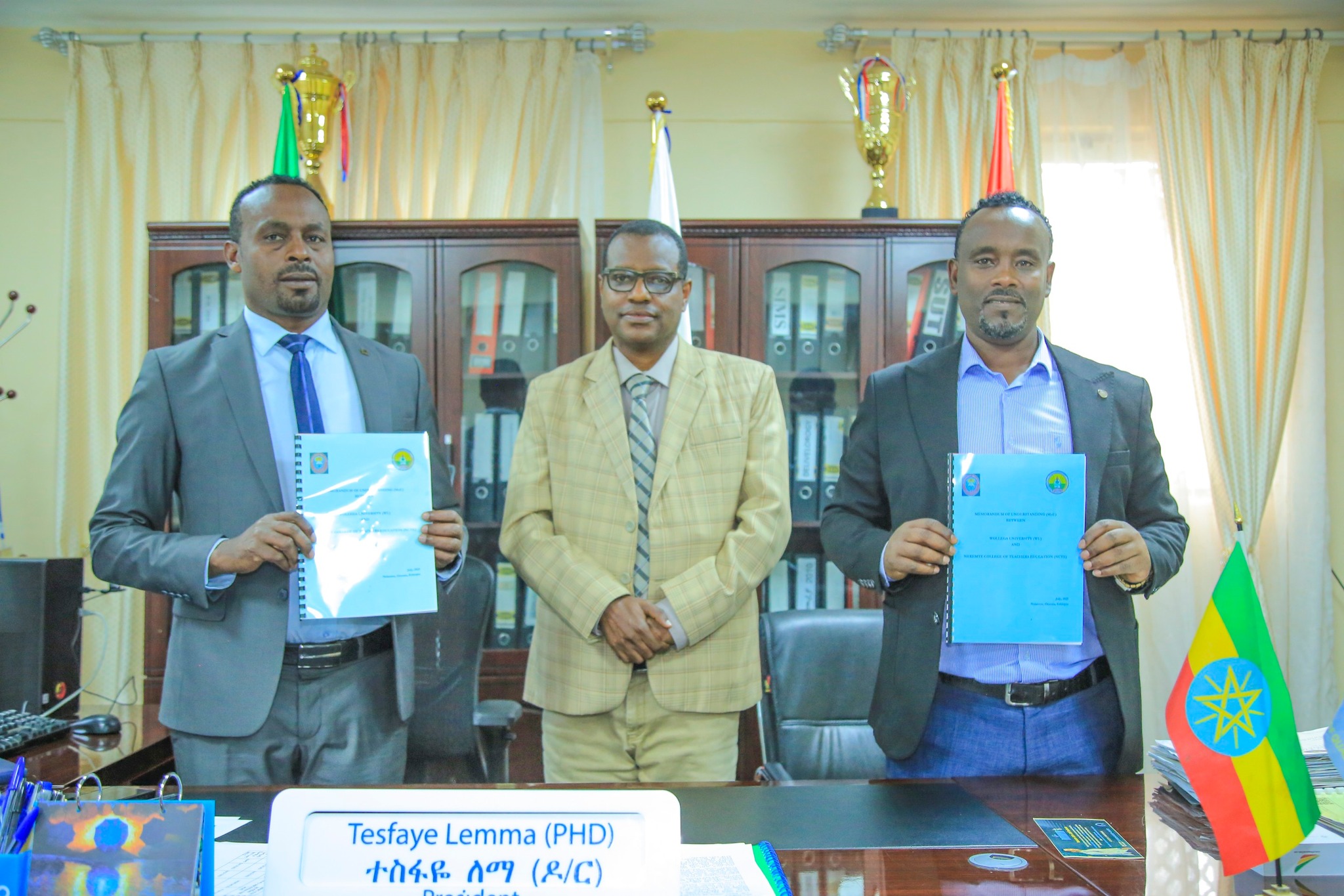 Wollega University Signs Job-focused Cooperation Agreement with Naqamte and Shambu Colleges of Teacher Education